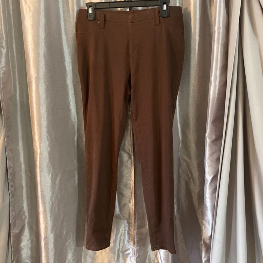 Large 12/14 Faded Glory, Maroon Jeggings